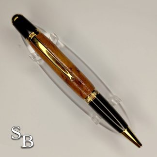 6012 Reclaimed Thuja wood Diplomat twist ball point pen